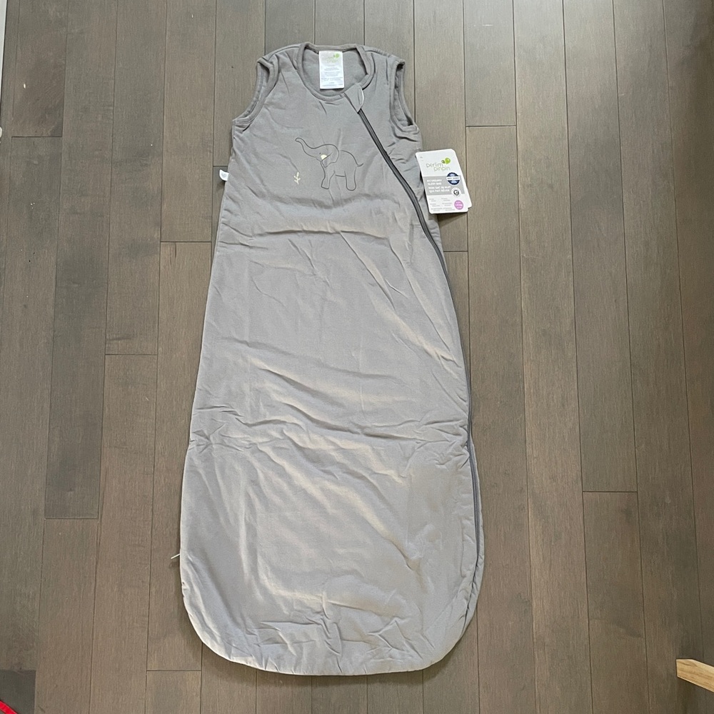 Gray Sleeveless Baby Sleeping Bag